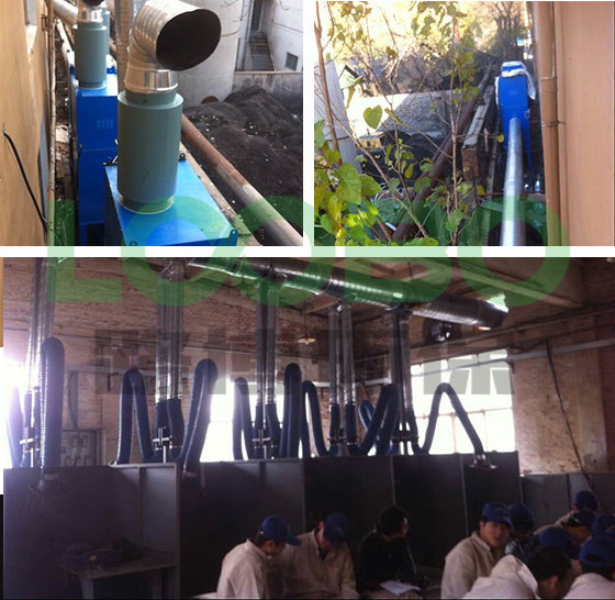 大連某技術(shù)學校中央焊接煙塵凈化工程竣工